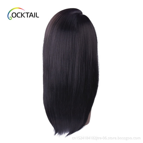 Imported japanese fiber heat resistant synthetic hair lace front wig, tangle free xuchang synthetic lace wig to kenya